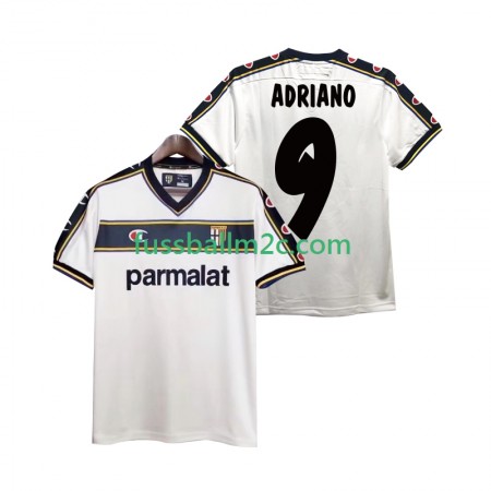 Fußballtrikots Parma ADRIANO 9 2003 Retro Auswärts Trikotsatz 2002 Fußballtrikots Parma ADRIANO 9 2003 Retro Auswärts Trikotsatz 2002